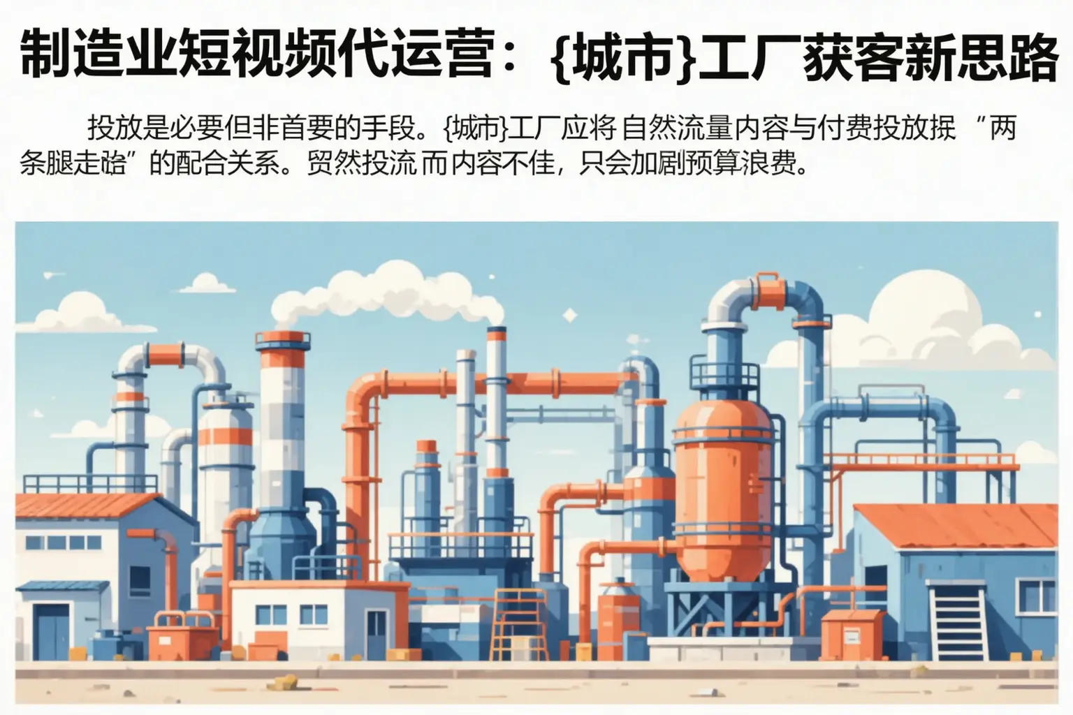 制造业短视频代运营：迪庆工厂获客新思路