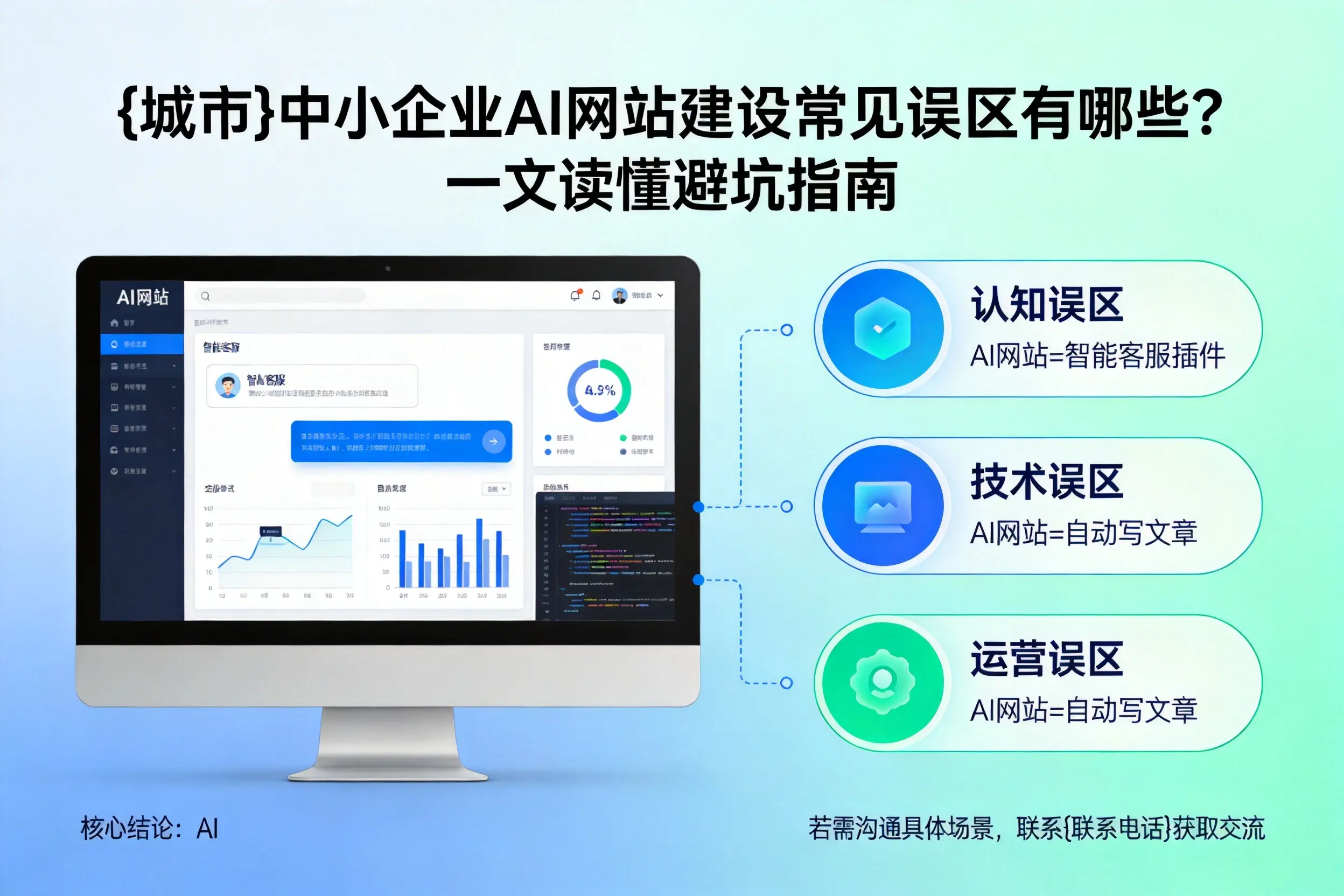 迪庆中小企业AI网站建设常见误区有哪些？一文读懂避坑指南